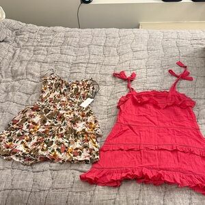 Astr Multicolor Smocked Dress